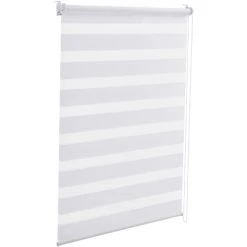 NOVA Roller Aveugle 80x150 Cm Avec Rives à Roulettes Avec Chaîne Sans Différentes Couleurs Couleur : BLANCHE