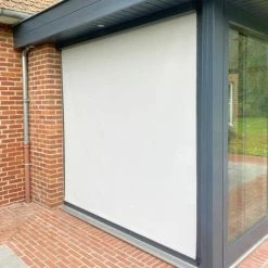 MADECOSTORE Store Extérieur Screen Anti-chaleur Motorisé Coffre Gris - Gris Clair - L120 X H180cm - Gris Clair -Promos Store Boutique 58996391 3