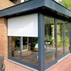 MADECOSTORE Store Extérieur Screen Anti-chaleur Motorisé Coffre Gris - Gris Clair - L120 X H180cm - Gris Clair -Promos Store Boutique 58996391 4