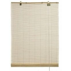 Centrale Brico Store Enrouleur Tamisant, Naturel Bambou, L.90 X H.180 Cm