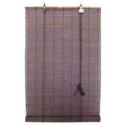 Centrale Brico Store Enrouleur Tamisant, Chocolat Bambou, L.60 X H.180 Cm