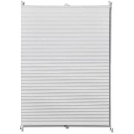 NOVA Bianca Graceful White Curtain Avec Divers Support De Resserrement Store Plissé 90x125 Cm Blanc 4 NOVA Bianca Graceful White Curtain Avec Divers Support De Resserrement Store Plissé 90x125 Cm Blanc – Image 2