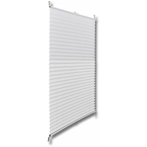 NOVA Bianca Graceful White Curtain Avec Divers Support De Resserrement Store Plissé 90x125 Cm Blanc 5 NOVA Bianca Graceful White Curtain Avec Divers Support De Resserrement Store Plissé 90x125 Cm Blanc – Image 3