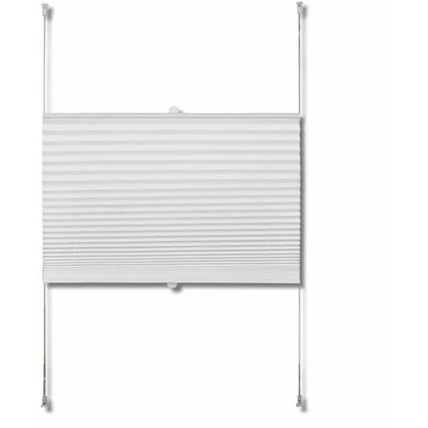 NOVA Bianca Graceful White Curtain Avec Divers Support De Resserrement Store Plissé 90x125 Cm Blanc 6 NOVA Bianca Graceful White Curtain Avec Divers Support De Resserrement Store Plissé 90x125 Cm Blanc – Image 4