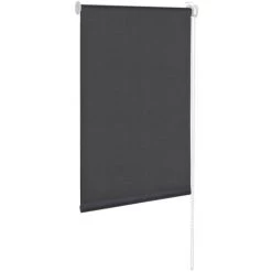IDMARKET Lot De 2 Stores Enrouleurs Thermiques L.45 X H. Max 170 CM Gris -Promos Store Boutique 60172024 5