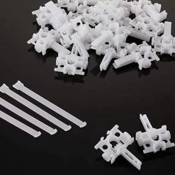 ROSIER 12pcs Tige Aveugle Verticale, Fenêtre De Rechange De La Fenêtre Blanche Des Tiges Blindes, Des Clips De Réparation Aveugles, Des Accessoires De Réparation Aveugles Verticaux Verticaux——VEBTles -Promos Store Boutique 60512855 4