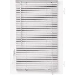 LUANCE Eminza Store Vénitien, 40 Cm (Largeur) X 180 Cm (Hauteur), En PVC, Blanc