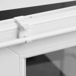 Fixation Barre Et Tringle à Rideau Madeco T4 Blanc 2pcs