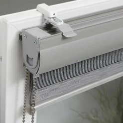 MADECO Support Fixation à Serrer Store Jour/nuit U40 Blanc 2pcs