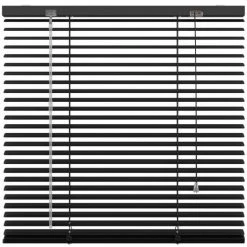 Store Horizontal Decosol Aluminium Noir Mat 25mm 60x180cm - Noir Mat