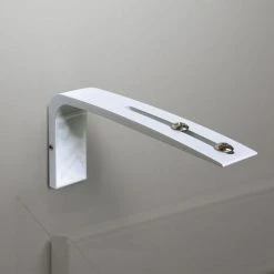 Équerre Murale Fixe Madeco U42 Design Blanc 6-13cm