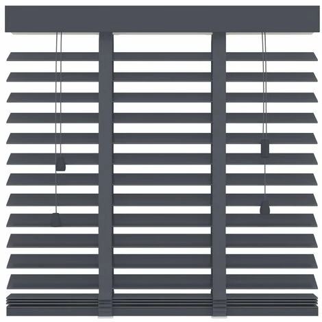 Store Vénitien Bois Decosol 955 Anthracite 160x180cm - Anthracite 3 Store Vénitien Bois Decosol 955 Anthracite 160x180cm - Anthracite