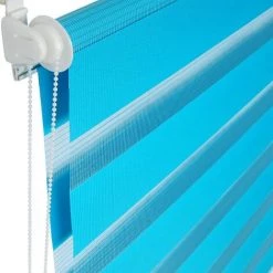 WOLTU 1 Pièce Store Enrouleur Double. Fixation Rapide Sans Perçage. Isolant Thermique. 60x150cm. Turquoise DR5518ts -Promos Store Boutique 62333418 4