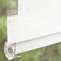 WOLTU 1 Pièce Store Enrouleur Double. Fixation Rapide Sans Perçage. Isolant Thermique. 45x150cm. Blanc VH5517ws -Promos Store Boutique 63479376 4