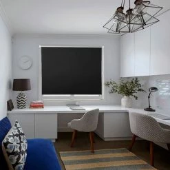 WOLTU 1x Store Enrouleur Occultant. Isolant Thermique Avec Revêtement Sans Perçage. 60x160cm Noir. TR5700sz03 -Promos Store Boutique 63630944 3