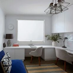 WOLTU 1x Store Enrouleur Occultant. Isolant Thermique Avec Revêtement Sans Perçage. 60x160cm Blanc. TR5700ws03 -Promos Store Boutique 63631010 3