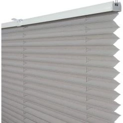 WOLTU Store Plissé Sans Perçage. Pour Fenêtre Ou Porte.50x130cm Gris. VH5530gr -Promos Store Boutique 63929241 4