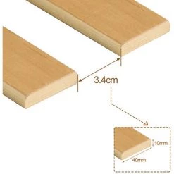 SWANEW Sommier à Lattes, Sommier à Lattes Roulantes, Confort, 28 Lattes, Matelas Pour Le Lit, Sommier à Roulettes Premium - Couleur Primaire -Promos Store Boutique 64175050 3