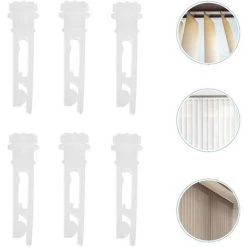 OSQI Lot De 10 Clips De Réparation Pour Stores Verticaux En Vinyle – Pour Réparer Les Stores Verticaux, Lattes, Rideaux – Blanc -Promos Store Boutique 65504489 3