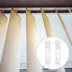 OSQI Lot De 10 Clips De Réparation Pour Stores Verticaux En Vinyle – Pour Réparer Les Stores Verticaux, Lattes, Rideaux – Blanc -Promos Store Boutique 65504489 5