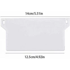 OSQI 10 Pcs Californie Aveugle Poids Plaque Poids Stores Verticaux Poids Plaque Aveugle Vertical Latte 127mm Blanc Pièce De Rechange -Promos Store Boutique 65504525 2