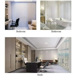 OSQI 10 Pcs Californie Aveugle Poids Plaque Poids Stores Verticaux Poids Plaque Aveugle Vertical Latte 127mm Blanc Pièce De Rechange -Promos Store Boutique 65504525 3