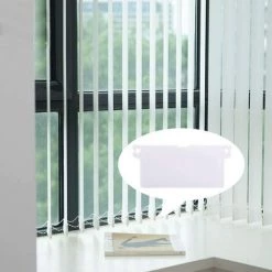 OSQI 10 Pcs Californie Aveugle Poids Plaque Poids Stores Verticaux Poids Plaque Aveugle Vertical Latte 127mm Blanc Pièce De Rechange -Promos Store Boutique 65504525 5