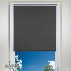 UISEBRT Store Enrouleur Occultant Thermique Avec Cordon Latéral Klemmfix Sans Perçage (60 X 160 Cm, Anthracite) -Promos Store Boutique 65671730 5