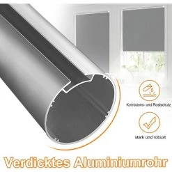 UISEBRT Store Enrouleur Occultant Thermique Klemmfix Sans Perçage - Avec Cordon De Serrage Latéral - Anthracite - 60 X 160 Cm 11 UISEBRT Store Enrouleur Occultant Thermique Klemmfix Sans Perçage - Avec Cordon De Serrage Latéral - Anthracite - 60 X 160 Cm -Promos Store Boutique 65671818 5