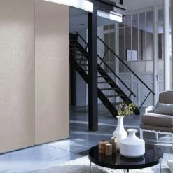 MADECOSTORE Panneau Japonais Tamisant Uni - Taupe - L45 X H260cm - Taupe