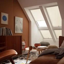 Store Enrouleur Tamisant Itzala Pour Fenêtres De Toit VELUX, CK01, C01, CK02, C02, CK04, C04 Beige -Promos Store Boutique 7330097 5