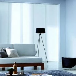 MADECOSTORE Panneau Japonais Tamisant Uni - Blanc - L45 X H260cm - Blanc