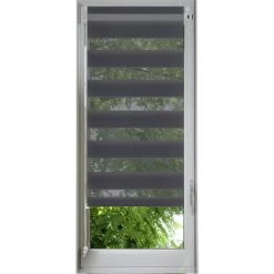 HOMEMAISON Store Enrouleur Jour/nuit Anthracite 42 X 170 Cm - Anthracite