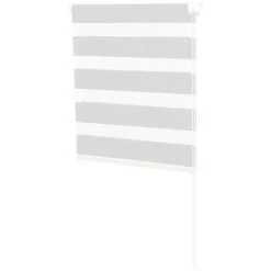 IDMARKET Store Enrouleur Zébré Jour Nuit 70 X 120 Cm Blanc - Blanc 11 IDMARKET Store Enrouleur Zébré Jour Nuit 70 X 120 Cm Blanc - Blanc -Promos Store Boutique 8430994 5