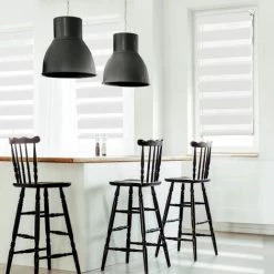 IDMARKET Store Enrouleur Zébré Jour Nuit 60 X 120 Cm Blanc - Blanc 11 IDMARKET Store Enrouleur Zébré Jour Nuit 60 X 120 Cm Blanc - Blanc -Promos Store Boutique 8440006 5