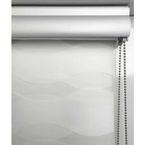 MADECOSTORE Store Enrouleur Jour Nuit Vague Avec Coffre - Gamme Must - Blanc - L63 X H160cm - Blanc 5 MADECOSTORE Store Enrouleur Jour Nuit Vague Avec Coffre - Gamme Must - Blanc - L63 X H160cm - Blanc – Image 3