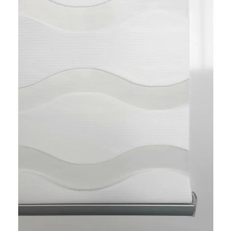 MADECOSTORE Store Enrouleur Jour Nuit Vague Avec Coffre - Gamme Must - Blanc - L63 X H160cm - Blanc 7 MADECOSTORE Store Enrouleur Jour Nuit Vague Avec Coffre - Gamme Must - Blanc - L63 X H160cm - Blanc – Image 5